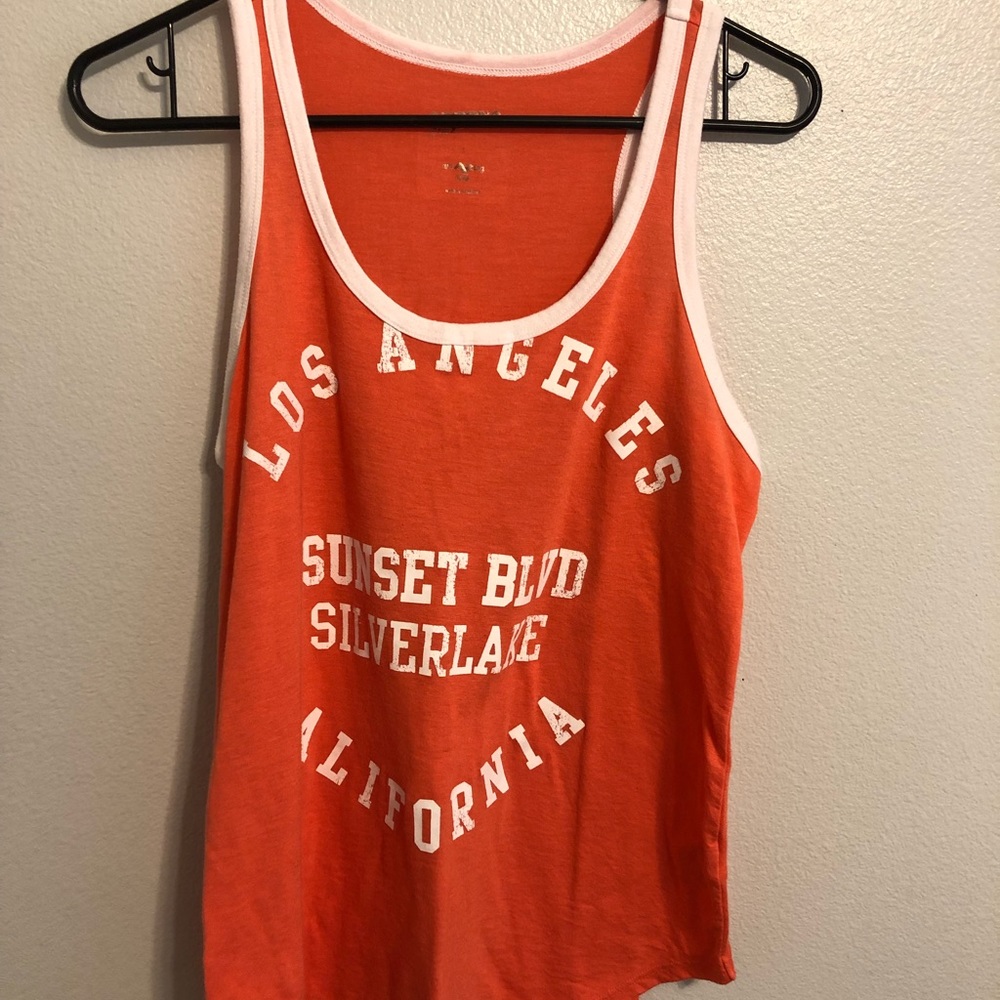 Bright Pink Los Angeles Tank Top